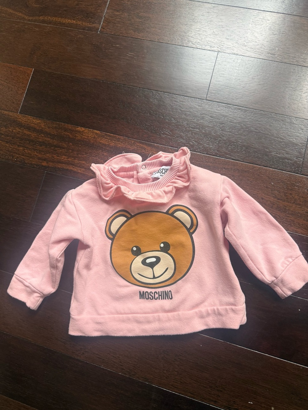 Moschino Kids Pink Sweatshirt (3-6 months)